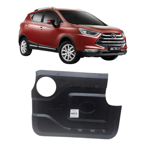 *tampa Capa Motor Jac T5 1.5 16v 2016 2019 Original Usado 
