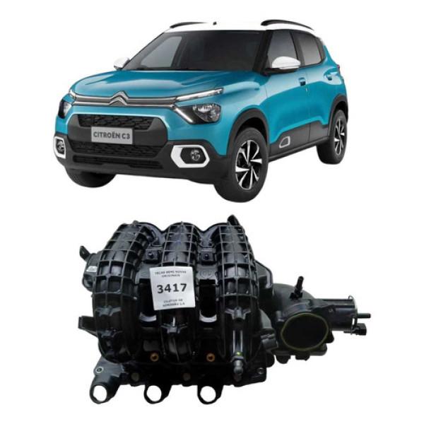 Coletor De Admissão 1.0 Citroen C3 1.0 2023 2024