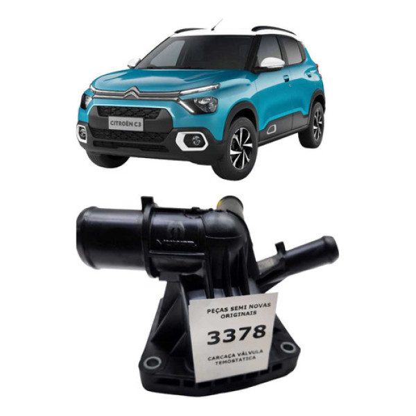 Carcaça Válvula Temostatica. Citroën C3 1.0 2022 2023 2024 