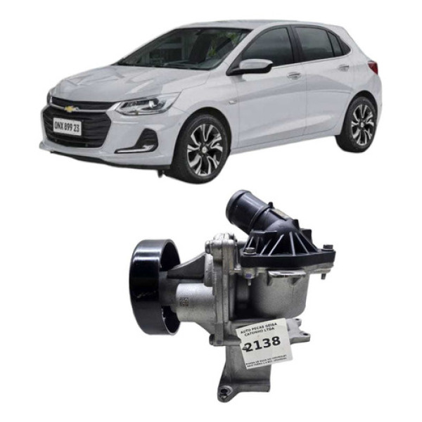 Bomba D\'água Completa Gm Onix 1.0 / 1.2 Turbo / 2020 Á 2023 