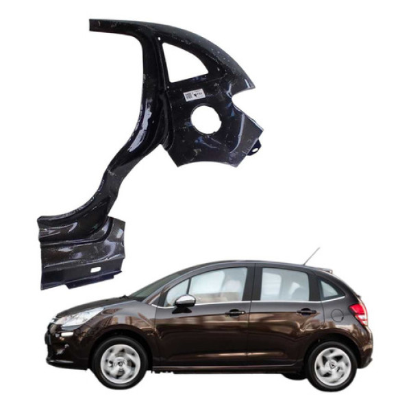 *folha Lateral Traseira Esquerda Citroen C3 2013/2020