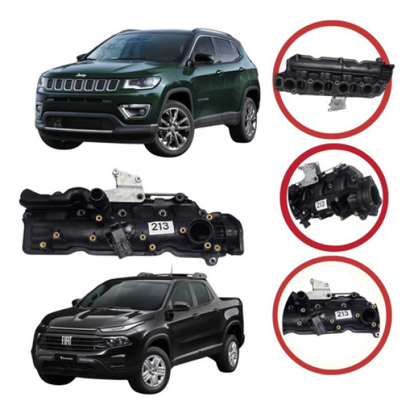 Coletor Admissão Jeep Compass E Toro 2017 A 2021 2.0 Diesel