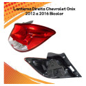 *lanterna  Direita Chevrolet Onix 2012 A 2016 Bicolor