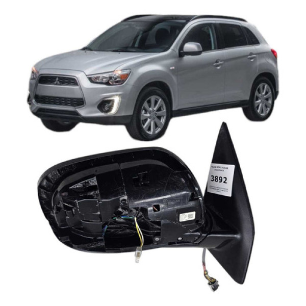 Retrovisor Elétrico Direito Mit. Outlander 2014/2015 C/pisca