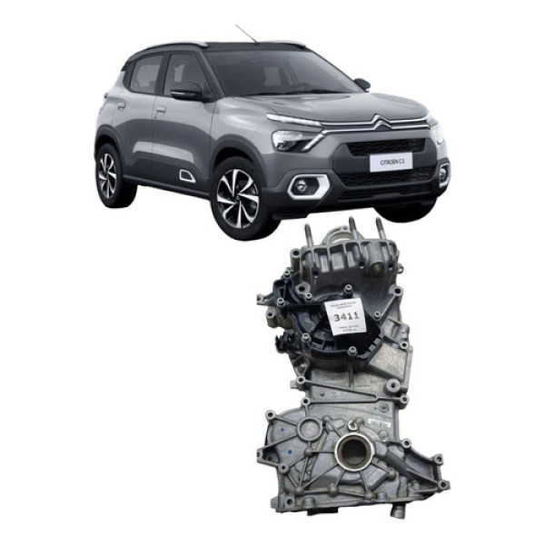 Tampa De Óleo Motor Citroen C3 1.0 2023 A 2025 Original