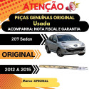 *friso Da Tampa De Mala Peugeot 207 Sedan 2012 A 2015 Prateado