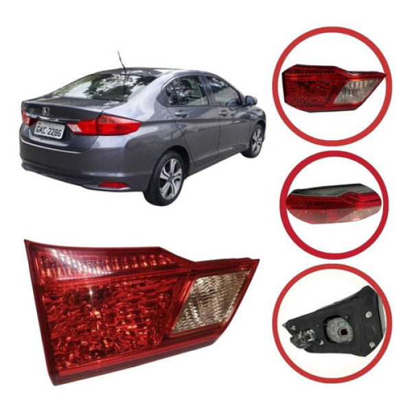*lanterna Da Tampa Traseira Esquerda Honda City 2015 A 2018