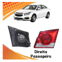 *lanterna Direita Tampa Chevrolet Cruze 2012 A 2015 Direito/passageiro Vermelho