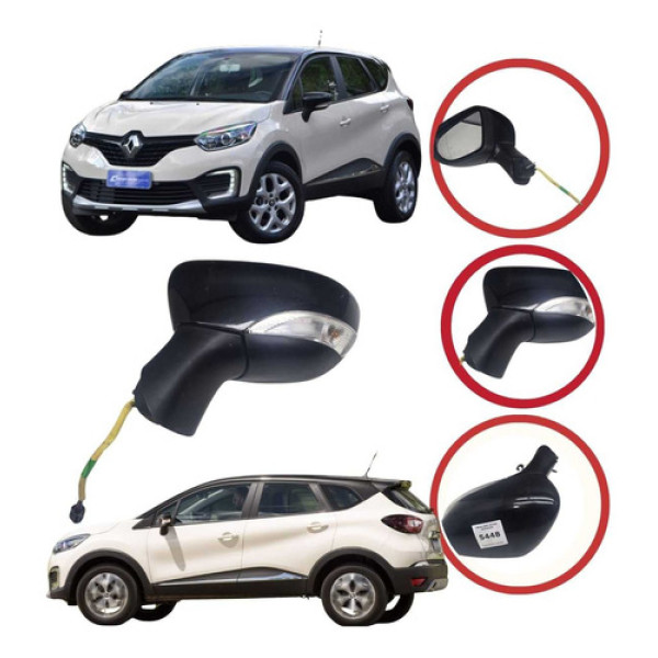 *retrovisor Pisca Esquerdo Renault Captur Ano 2017 A 2021