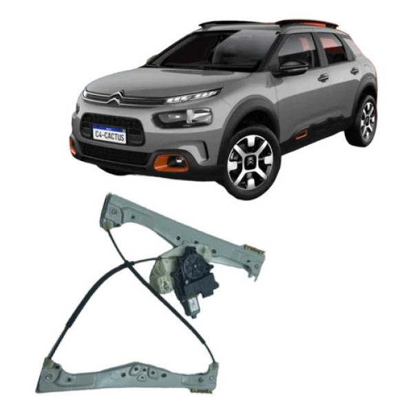 *máquina Do Vidro Elétrico C4 Cactus Dianteiro Esquerdo 