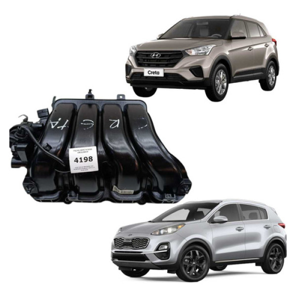 Coletor De Admissão Kia Sportage/hyundai Creta  2.0 12/20 