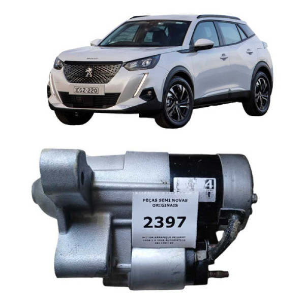 Motor Arranque Peugeot 2008 1.6 2021 Automático 9812464180