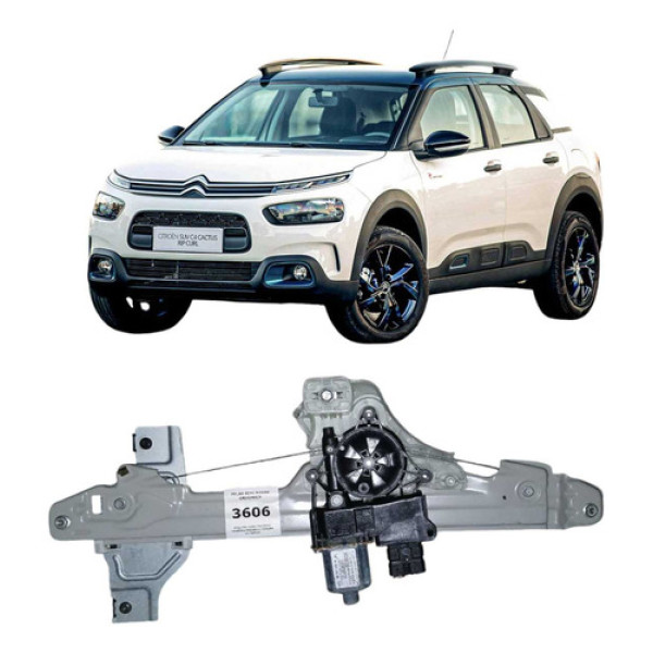 *máquina Vidro Elétrico Traseiro Esquerdo Citroen C4 Cactus