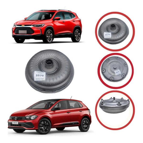 Conversor De Torque Vw Polo T-cross 1.4 Tsi 2019 Á 2024 Novo