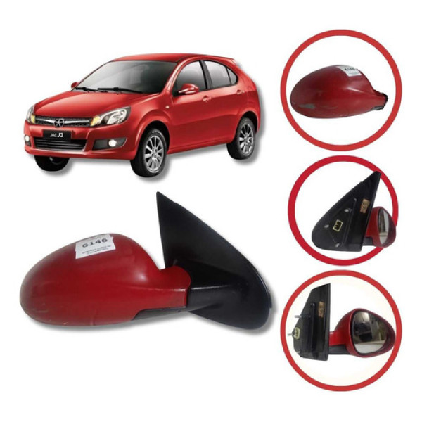 Retrovisor Direito Jac J3 2011 A 2015 Elétrico 