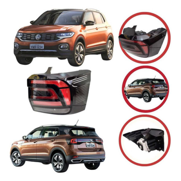 *lanterna Direita Volkswagen T-cross 2020 A 2022