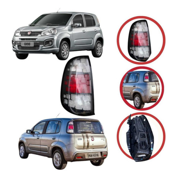 *lanterna Esquerda Fiat Uno Drive Ano 2015 A 2020