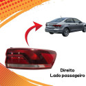 *lanterna Direita Volkswagen Virtus Ano 2018 A 2022