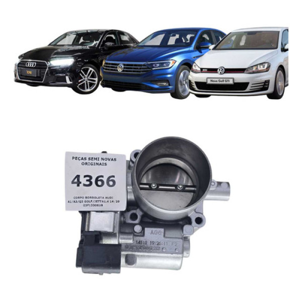 Corpo Borboleta Audi A1/a3/q3 Golf/jetta1.4 14/20 03f133062b