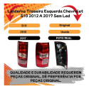 Lanterna Traseira Esquerda Chevrolet S10 2012 A 2017 Sem Led