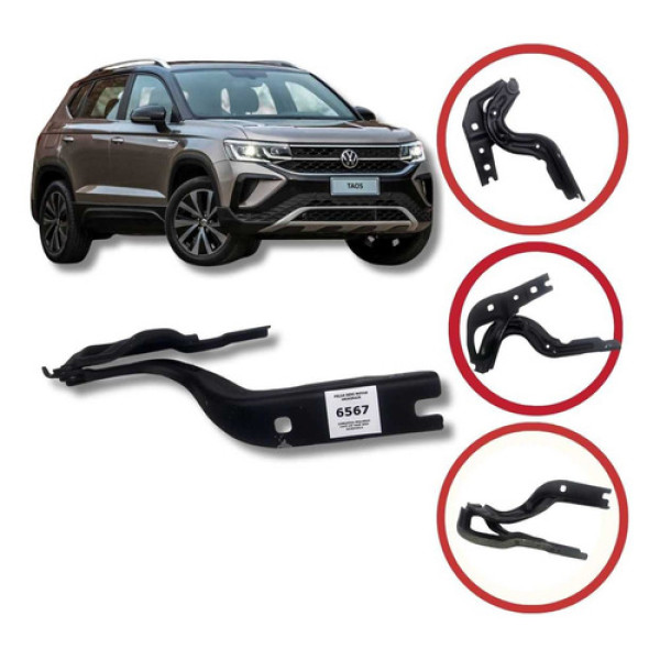 Dobradiça Braço Capô Esquerda Volkswagen Taos 2023