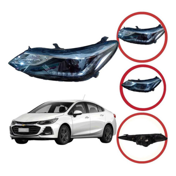 *farol Esquerdo Chevrolet Cruze Ano 2017 A 2023 Original 