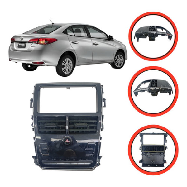 Painel Comando Ar Condicionado Toyota Yaris 2019 A 2024