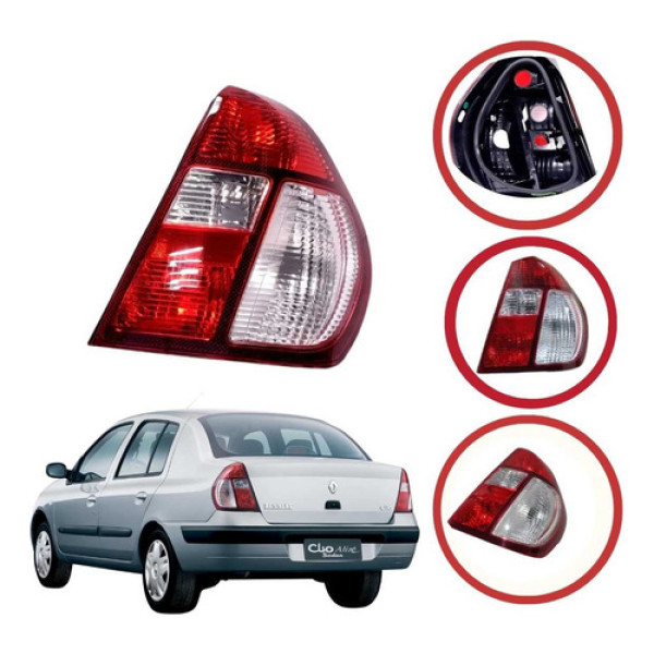 *lanterna Traseira Direita Clio Sedan 2003 A 2007