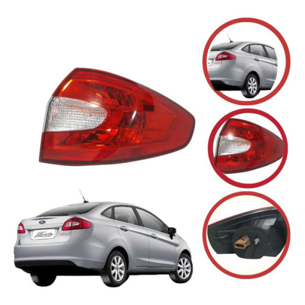 *lanterna Direito Ford New Fiesta 2011 A 2013