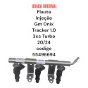 Flauta Injeção Gm Onix Tracker 1.0 3cc Turbo 20/24 55496694 
