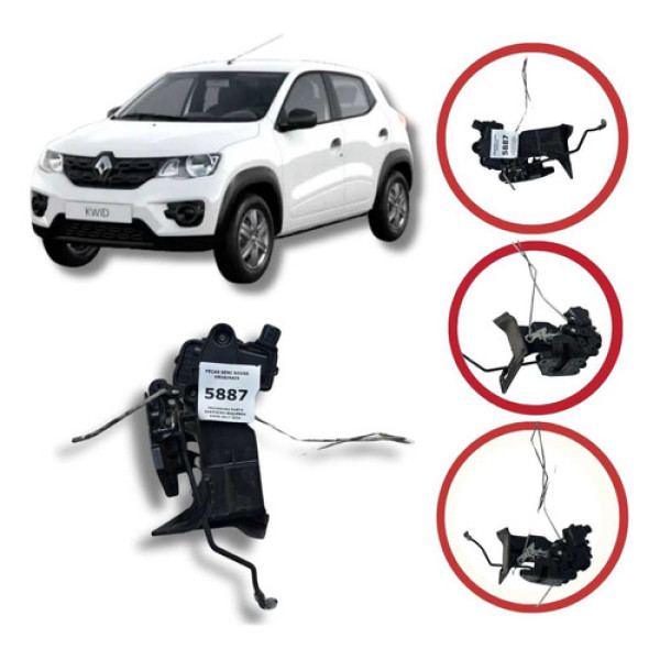 Fechadura Porta Dianteira Esquerda Kwid 2017 A 2024