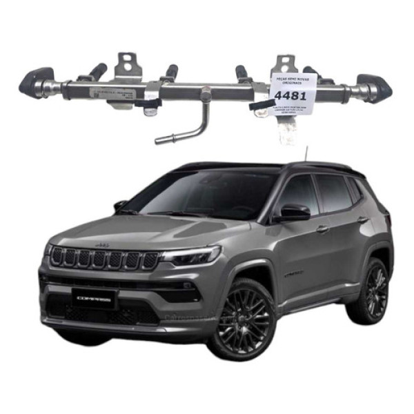 Flauta Com Bico Injetor Jeep Compass 2.0 Flex 17/21 05281469