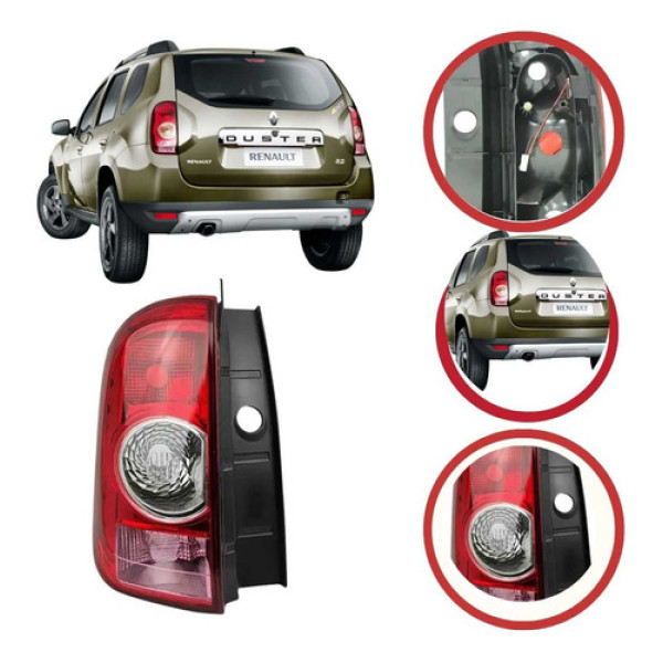 *lanterna Esquerda Renault Duster 2011 A 2015