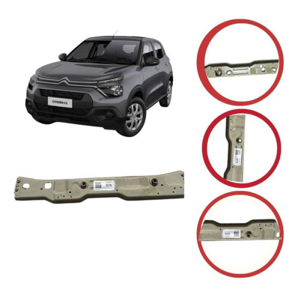 Travessa Inferior Do Radiador Citroen C3 2023 2024 Creme