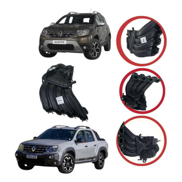 Coletor Admissão Duster/captur/oroch 1.6 16v Sem Sensor