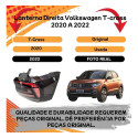 *lanterna Direita Volkswagen T-cross 2020 A 2022
