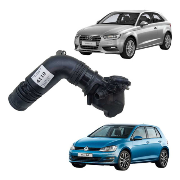 Duto Filtro Ar Turbina Golf Audi A3 1.4 2014 Tsi 04e129651c