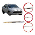 *friso Da Tampa De Mala Peugeot 207 Sedan 2012 A 2015 Prateado