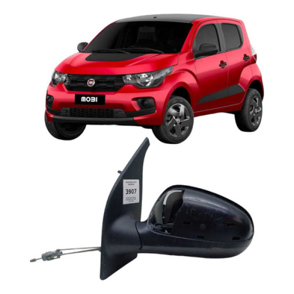 *retrovisor Manual Esquerdo Fiat Mobi 2014/2023