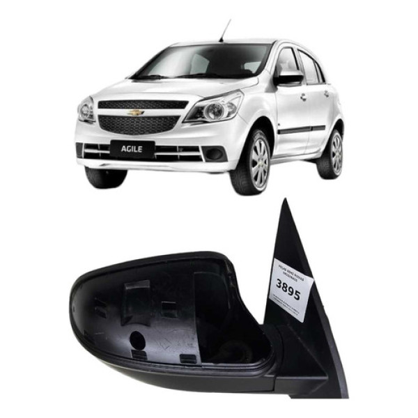 Retrovisor Eletrico Direito Chevrolet Agile 2011 A 2016