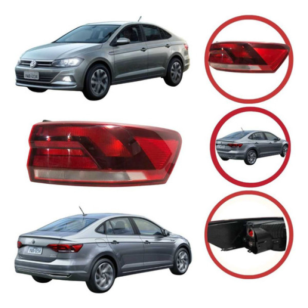 *lanterna Direita Volkswagen Virtus Ano 2018 A 2022