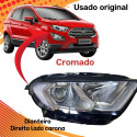 *farol Esquerdo Ecosport 2017 A 2021 Com Led E Com Projetor