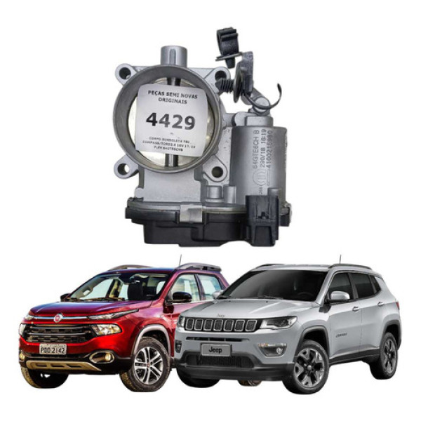 Corpo Borboleta Tbi Compass/toro2.4 16v 17/19 Flex 64gte6chb