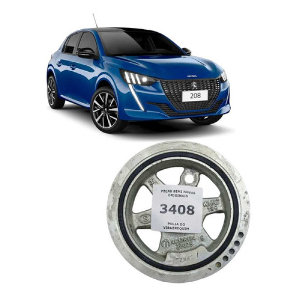 Polia Do Virabrequim Peugeot 208 1.0 2023 A 2025