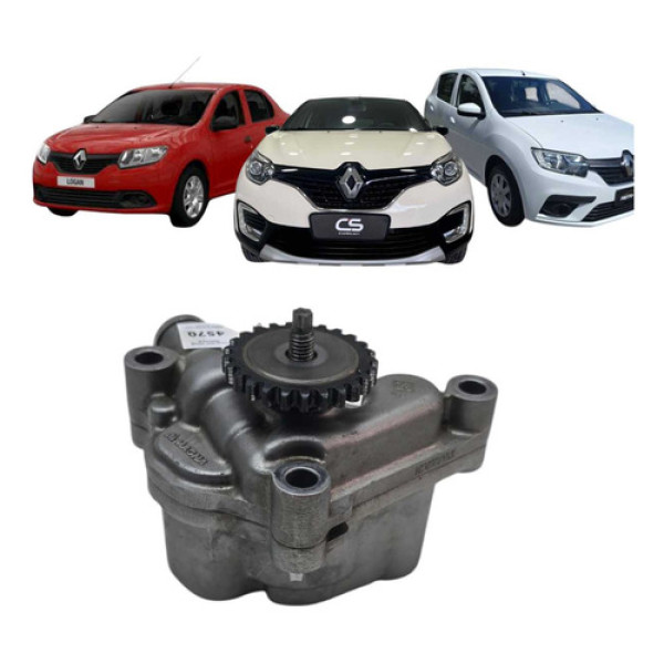 Bomba Óleo Sandero Logan Captur 1.6 16v 2017 A 2024 Motor:h4