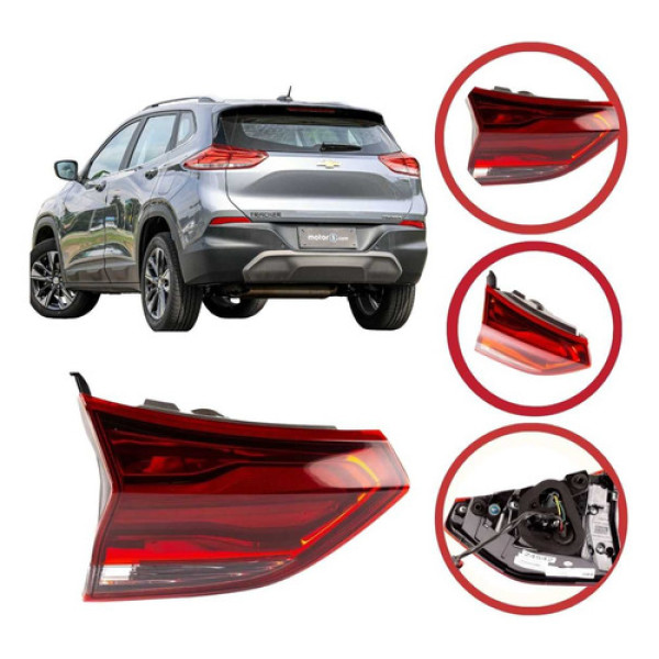 *lanterna Esquerda Da Tampa Tracker 21/24 Fumê Sem Led