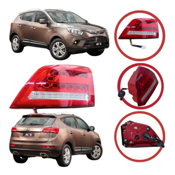 *lanterna Tampa Direito Jac T6 2014 A 2017 Original