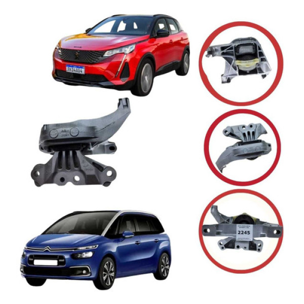 Coxim Motor Direito Peug 3008 C4 Picasso 1.6 16v 2014 A 2021