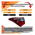 *lanterna Esquerdo Hyundai Hb20 Hatch 2012 A 2019 Fumê