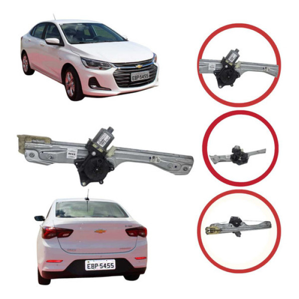 *máquina Vidro Traseira Direita Onix 2020 Á 2024 26279997